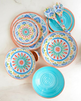 Leiria Collection - Melamine Painted Handle Tray