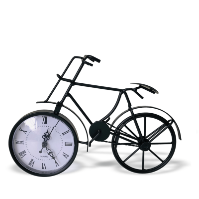 Metal Bicycle Clock