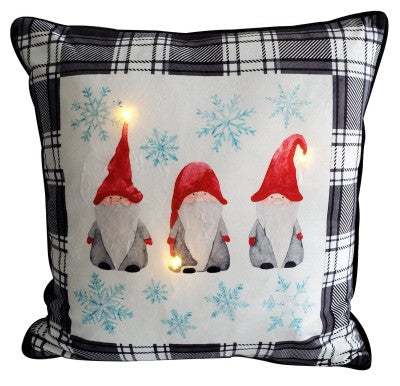 LED Gnomes Cushion