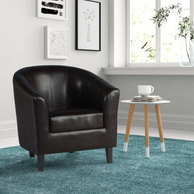 Henry - PU Tub Accent Chair