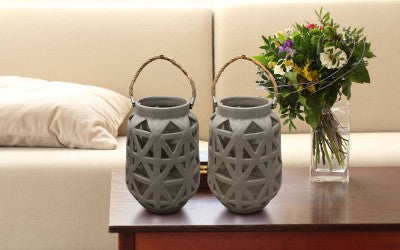 Ceramic Mesh Lantern