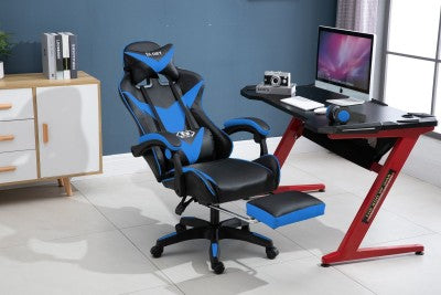 Office Gaming Chair with retractable footrest