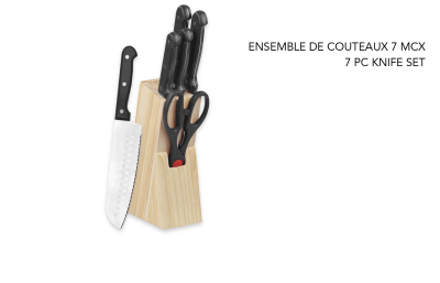 À la Cuisine - 7-Piece Knife Block Set