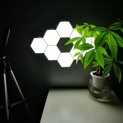 Set of 6 Hexagon LED Lights