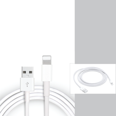 1 Meter/3 mm Thick White USB-C Cable