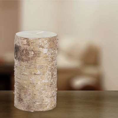 1 Wick Birch Candle Tall