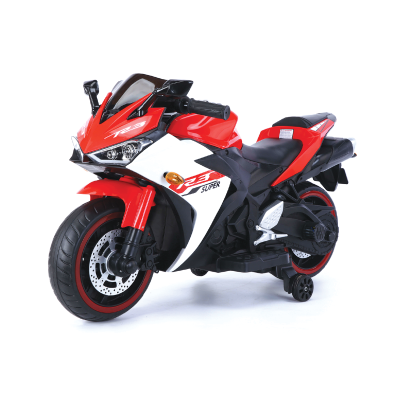Kids Electric Ride-On Motorcycle - Red
